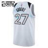 Maillot Enfant Minnesota Timberwolves Rudy Gobert 2024-25 Nike City Edition Blanc Swingman